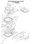 Diagram for 05 - Refrigerator Shelf Parts