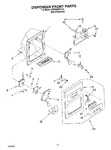 Diagram for 09 - Dispenser Front Parts