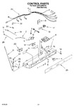 Diagram for 12 - Control Parts, Parts Not Illustrated