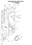 Diagram for 02 - Refrigerator Liner Parts