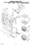 Diagram for 04 - Freezer Liner Parts