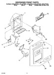 Diagram for 08 - Dispenser Front Parts