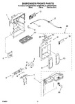 Diagram for 08 - Dispenser Front Parts