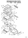 Diagram for 03 - Refrigerator Shelf Parts