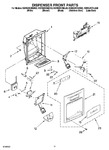 Diagram for 08 - Dispenser Front Parts