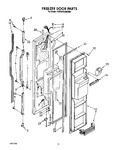 Diagram for 08 - Freezer Door