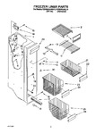 Diagram for 04 - Freezer Liner