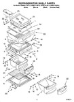 Diagram for 03 - Refrigerator Shelf Parts