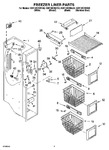 Diagram for 04 - Freezer Liner Parts