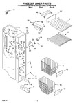 Diagram for 04 - Freezer Liner