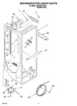 Diagram for 02 - Refrigerator Liner Parts