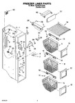 Diagram for 04 - Freezer Liner Parts