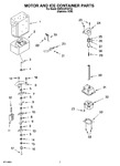 Diagram for 05 - Motor And Ice Container Parts