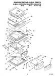 Diagram for 03 - Refrigerator Shelf Parts