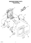 Diagram for 08 - Dispenser Front Parts