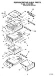 Diagram for 03 - Refrigerator Shelf Parts