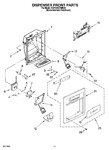 Diagram for 08 - Dispenser Front Parts