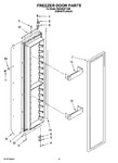 Diagram for 10 - Freezer Door Parts