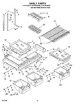 Diagram for 03 - Shelf Parts