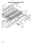 Diagram for 11 - Upper Rack And Track