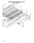 Diagram for 10 - Upper Rack And Track