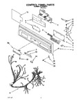 Diagram for 03 - Control Panel, Literature And Optional