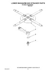 Diagram for 11 - Lower Washarm And Strainer Parts