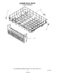 Diagram for 12 - Lower Rack, Door And Latch