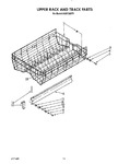 Diagram for 11 - Upper Rack And Track