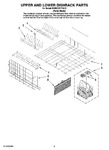 Diagram for 04 - Upper And Lower Dishrack Parts