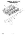 Diagram for 10 - Upper Rack And Track