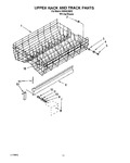 Diagram for 10 - Upper Rack And Track