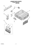 Diagram for 10 - Lower Rack Parts