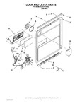 Diagram for 03 - Door And Latch Parts