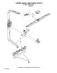 Diagram for 07 - Upper Wash And Rinse Parts