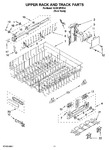 Diagram for 09 - Upper Rack And Track Parts