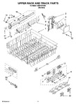 Diagram for 09 - Upper Rack And Track Parts