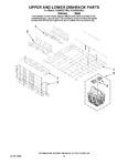 Diagram for 04 - Upper And Lower Dishrack Parts