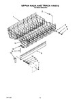 Diagram for 11 - Upper Rack And Track