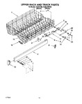 Diagram for 10 - Upper Rack And Track