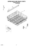 Diagram for 09 - Upper Rack And Track Parts