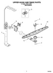 Diagram for 10 - Upper Wash And Rinse Parts