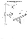 Diagram for 10 - Upper Wash And Rinse Parts