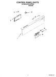 Diagram for 02 - Control Panel Parts