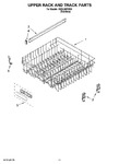 Diagram for 09 - Upper Rack And Track Parts