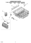 Diagram for 10 - Lower Rack Parts