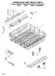 Diagram for 09 - Upper Rack And Track Parts