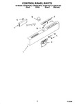 Diagram for 02 - Control Panel Parts