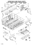 Diagram for 09 - Upper Rack And Track