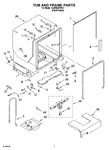 Diagram for 07 - Tub And Frame Parts